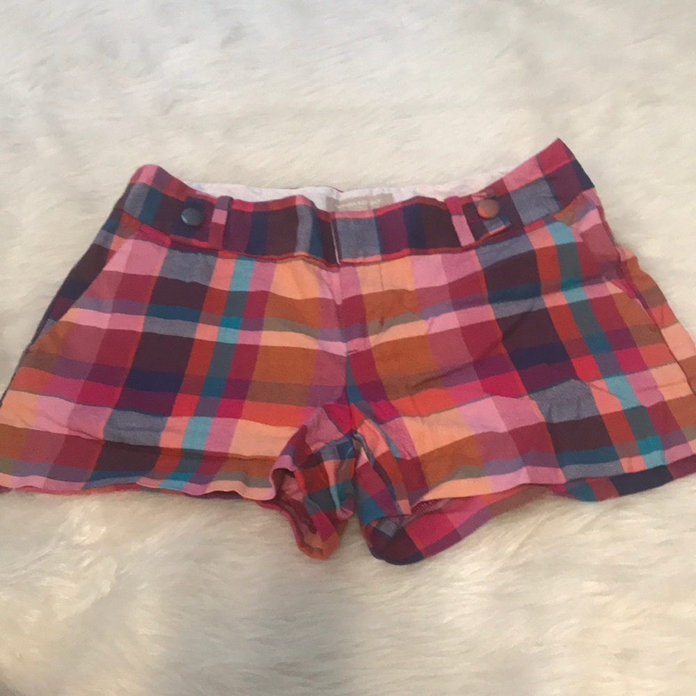 Banana Republic Plaid shorts